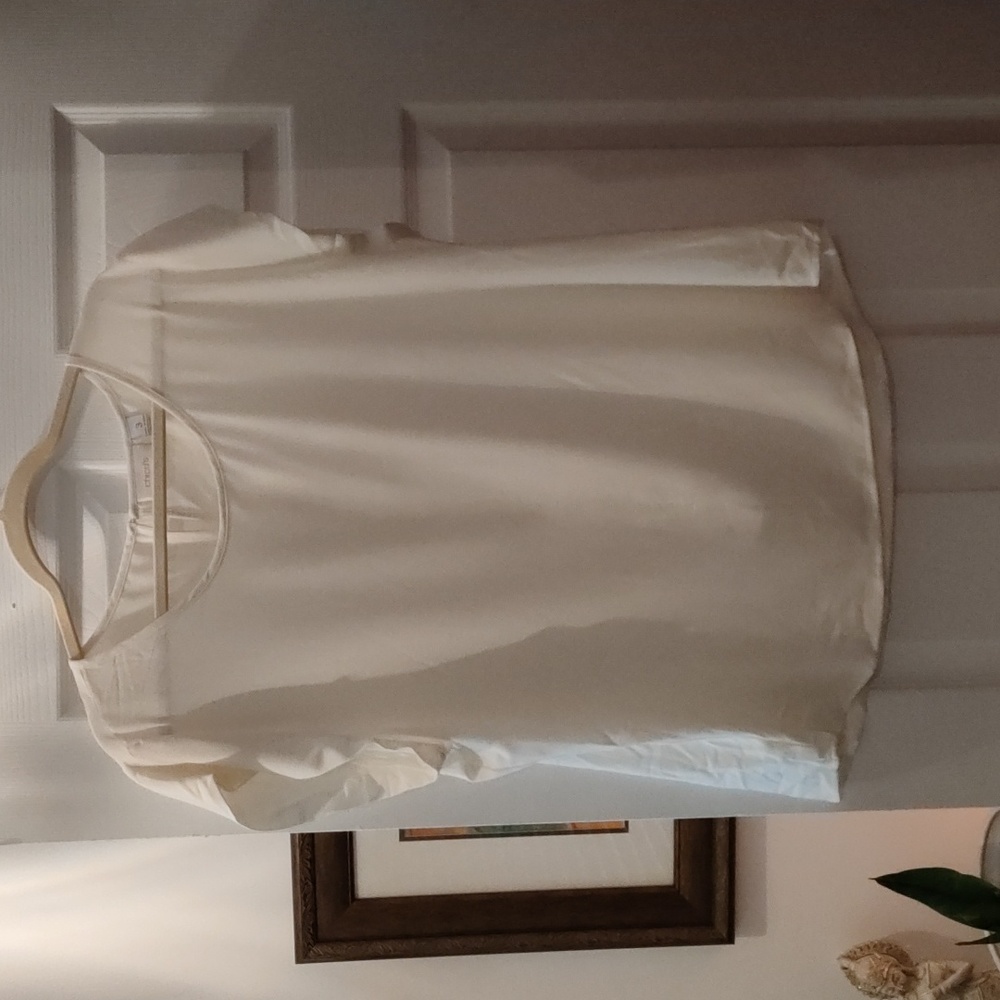 Chico's, size 3, white blouse